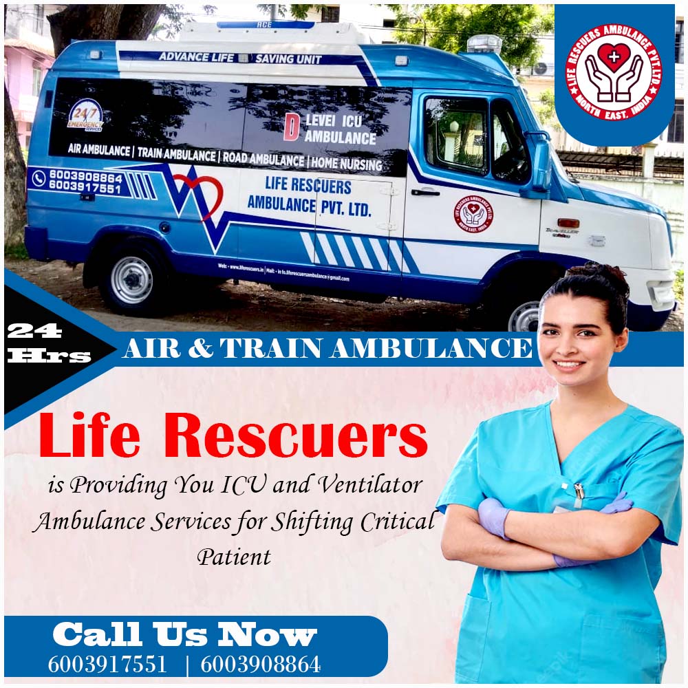 Book the Best ICU Ambulance in Guwahati